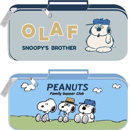 SNOOPY(OLAF)手提附鏡筆袋 (款式隨機出貨)
