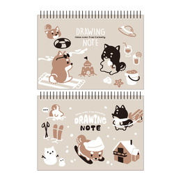 32K 汪旅日記上翻活頁素描本