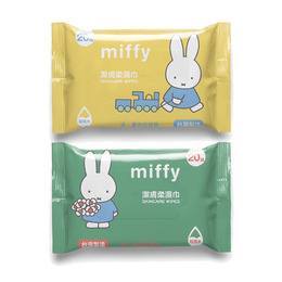 台灣製 miffy潔膚柔濕紙巾 20抽