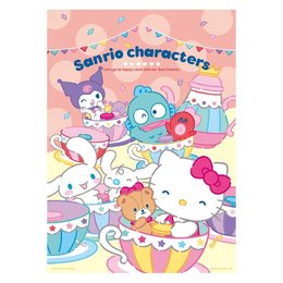Sanrio characters 旋轉咖啡杯 拼圖520片