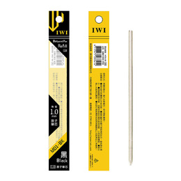 金屬D1原子筆1.0mm筆芯-黑(2入)MD1-BK