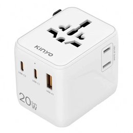 KINYO 多合1氮化鎵萬國轉接頭