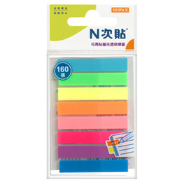 N次貼螢光透明標籤(8色)66506