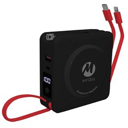 (MYCELL)Zues Pro 10000多功用無線行動電源 黑
