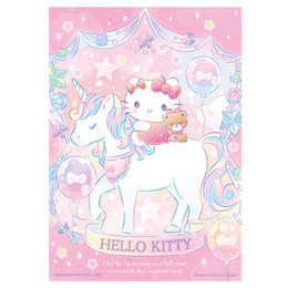 Hello Kitty(獨角獸系列)戀粉幻境拼圖108片