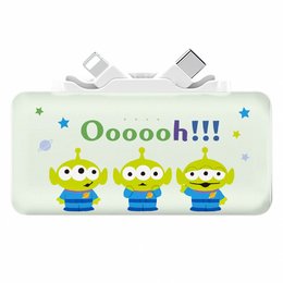 迪士尼雙頭口袋充行動電源5000mAh-三眼怪噢噢