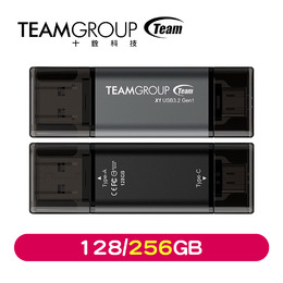 TEAM十銓科技 X1 USB 3.2 /TYPE-C 雙介面勁速隨身碟 (128/256GB)