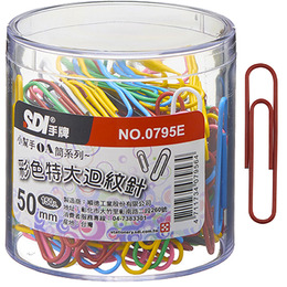 SDI 手牌 彩色特大迴紋針
