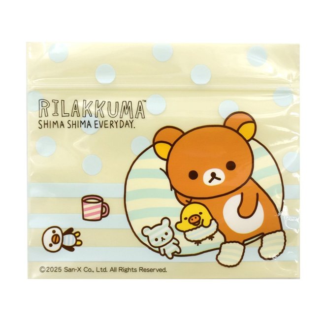 拉拉熊 11x13cm夾鏈袋-8入