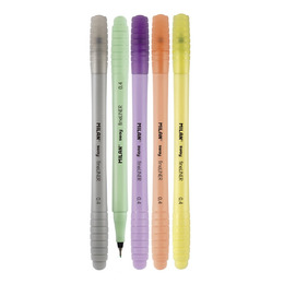 MILAN SWAY 粉嫩馬卡龍細字筆0.4mm 5入組