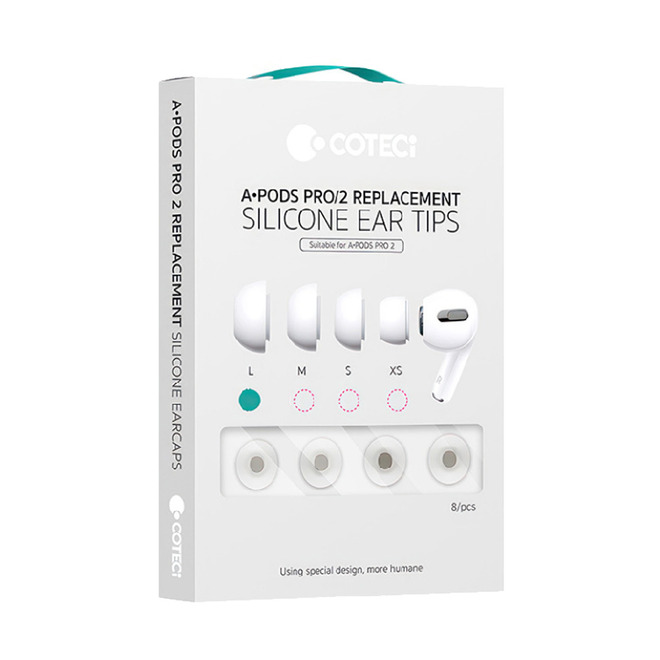 COTECi A Pods Pro2 耳機替換矽膠耳帽