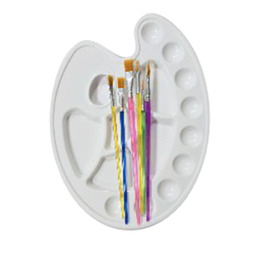 14格 調色盤水彩筆組(大)