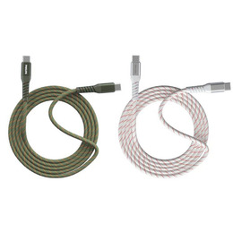 PHILIPS USB-C to USB-C 不打結磁吸收納線150cm