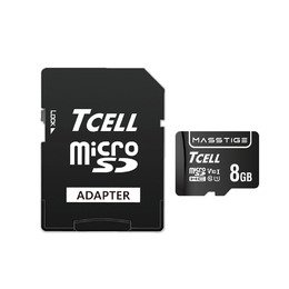 TCELL冠元microSDHC MASSTIGE C10 UHS-1 U1 V10 8GB