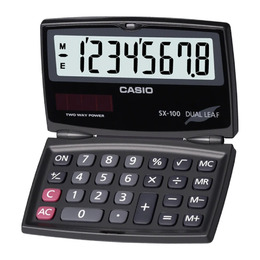 CASIO 計算機SX-100 (8位數) (國家考試指定機型)