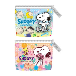 SNOOPY(繽紛系列)皮質造型零錢包(款式隨機出貨)