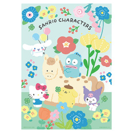 Sanrio characters 花花快樂馬拼圖 520片