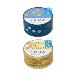 (KIM JIM)HITOTOKI SODA 透明PET卷狀膠帶 20MM