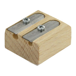 KUM捲筆刀 原木雙孔 (德國製) 1070202