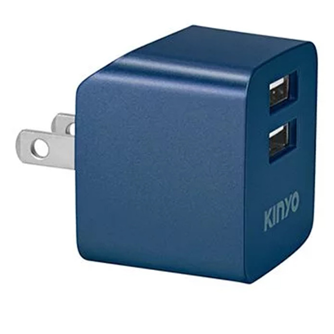 KINYO 雙USB充電器(5V2.4A)CUH-223