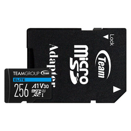 Team Elite 256GB Micro SDXC U3 V30 A1 4K 高速記憶卡
