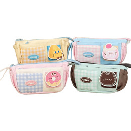 軟軟甜心雙層大容量筆袋(款式隨機出貨)