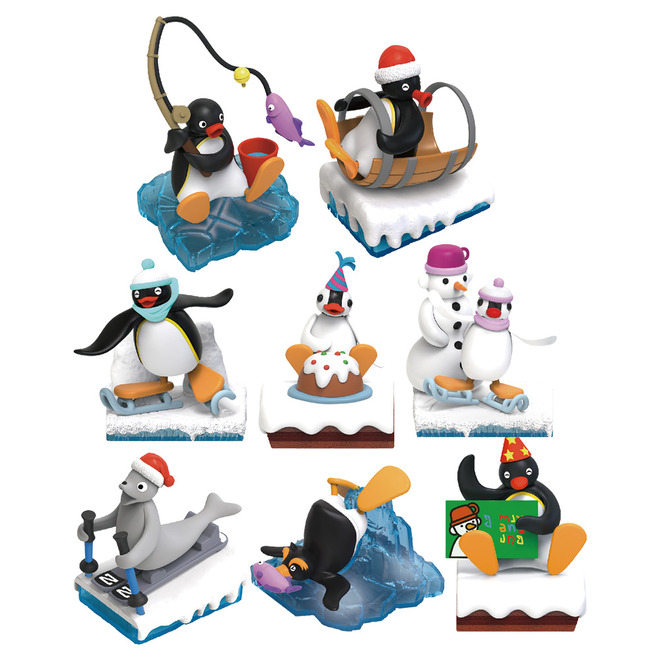 Pingu企鵝家族 驚喜場景系列公仔盒玩(款式隨機出貨)