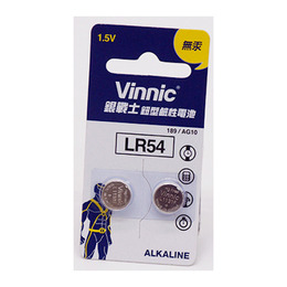 VINNIC水銀電池LR54/1.5V-2入289-42