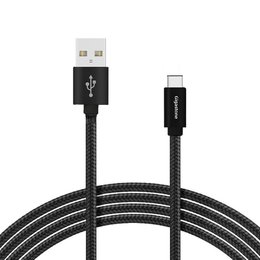 GIGASTONE鋁合金Type-C高速充電傳輸線-黑1.2M