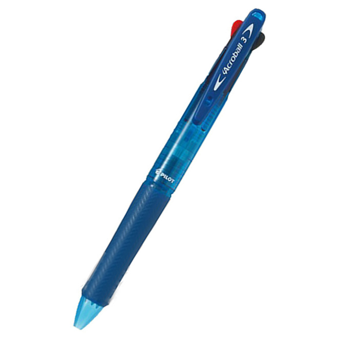 PILOT 百樂 三色輕油舒寫筆(0.7)  BKAB-40F
