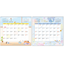 2024年超值40KPET桌曆 NL2412-01