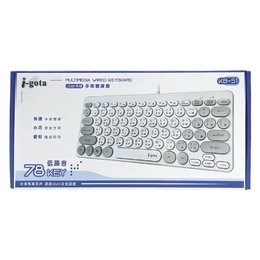 i-gota-USB 多媒體78鍵小鍵盤