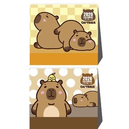 水豚寶 2026年25K三角桌曆