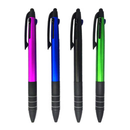 觸控三色圓珠筆(0.7mm) (顏色隨機出貨)