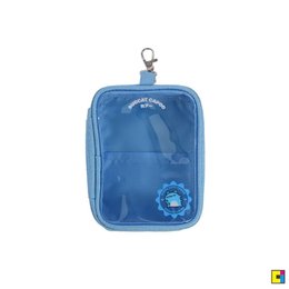 [貓貓蟲-咖波] 滑板咖波娃娃萬用收納痛包(藍)