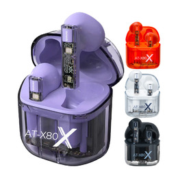 aiwa 愛華透明款真無線藍芽耳機 AT-X80X