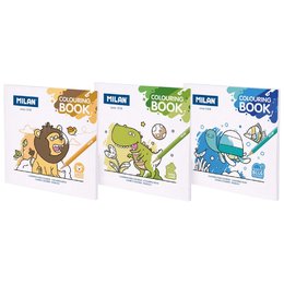 MILAN童趣著色本/ 動物系列/ 動物王國+海洋世界+恐龍