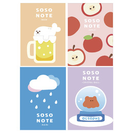 SOSO 25K空白厚筆記A