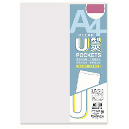 U型夾/12入透白 JJF22221