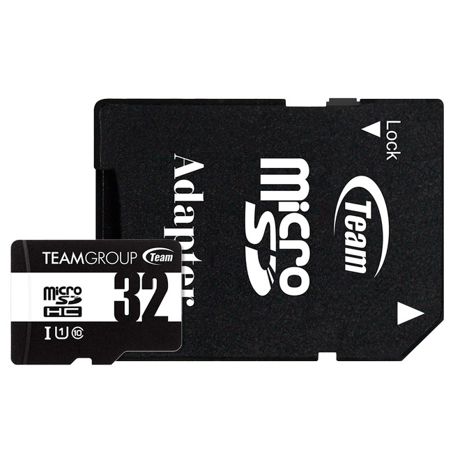 Team 32GB/64GB/128GB micro SDHC USH-1高速記憶卡(附轉卡)