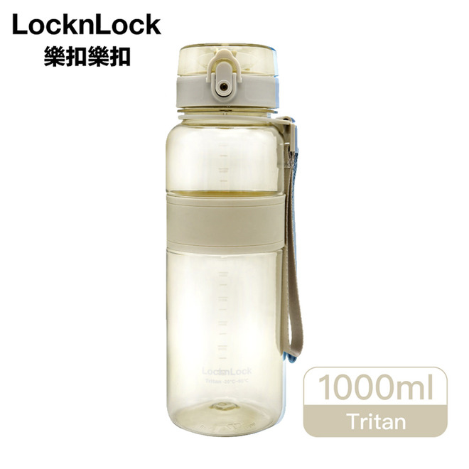 樂扣Tritan彈蓋提帶水壺 1000ml C24