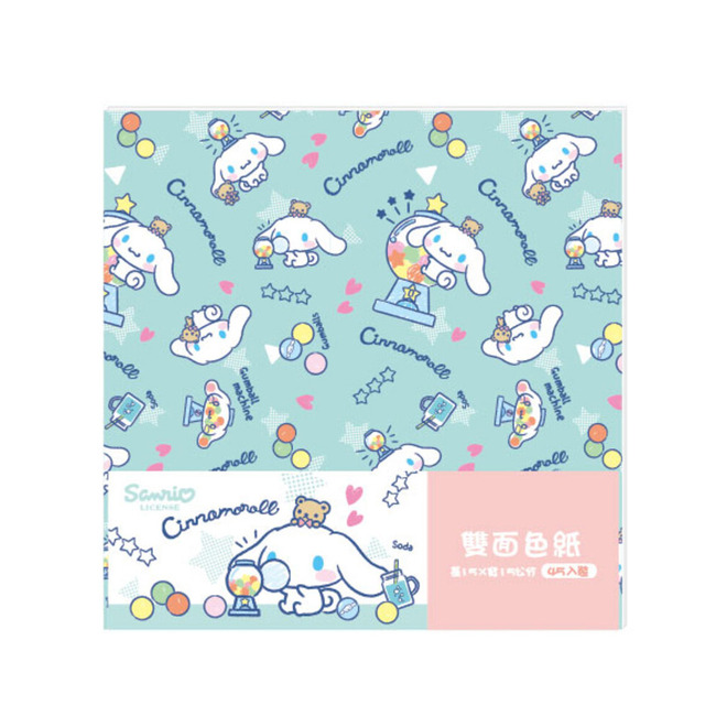 三麗鷗雙面色紙