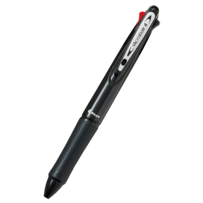 PILOT 四色輕油舒寫筆(0.7) BKAB-45F