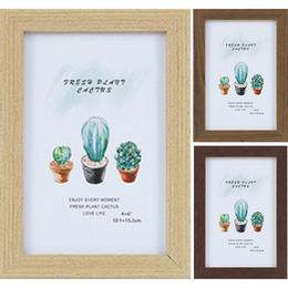 直/橫兩用木紋相框(4*6)