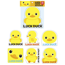 Luck Duck雙面造型貼紙(款式隨機出貨)