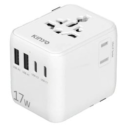 KINYO 多合一雙插座萬國轉接頭