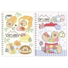 水豚 25K方格側翻筆記A