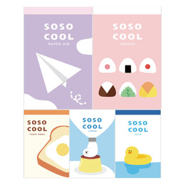 SOSO彩色便條本(款式隨機出貨)