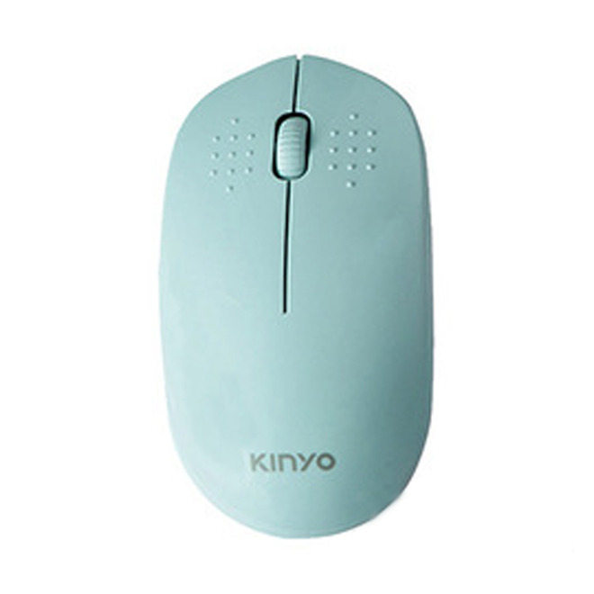 KINYO 2.4GHz無線靜音滑鼠(綠/粉) GKM-913G