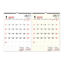 2027年 素彩4K月曆